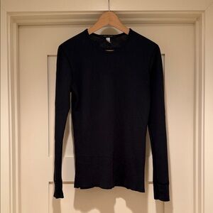 Marc Jacobs Black Long Sleeve Crewneck Top – Size M